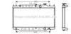 AVA QUALITY COOLING MZ2117 Radiator, engine cooling